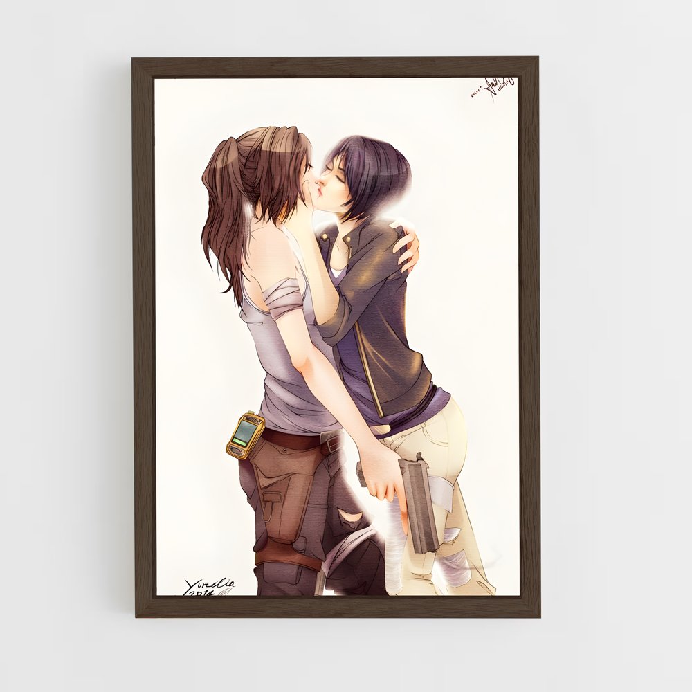 Poster Baiser Artistique – affiche Tomb raider (vue 5)